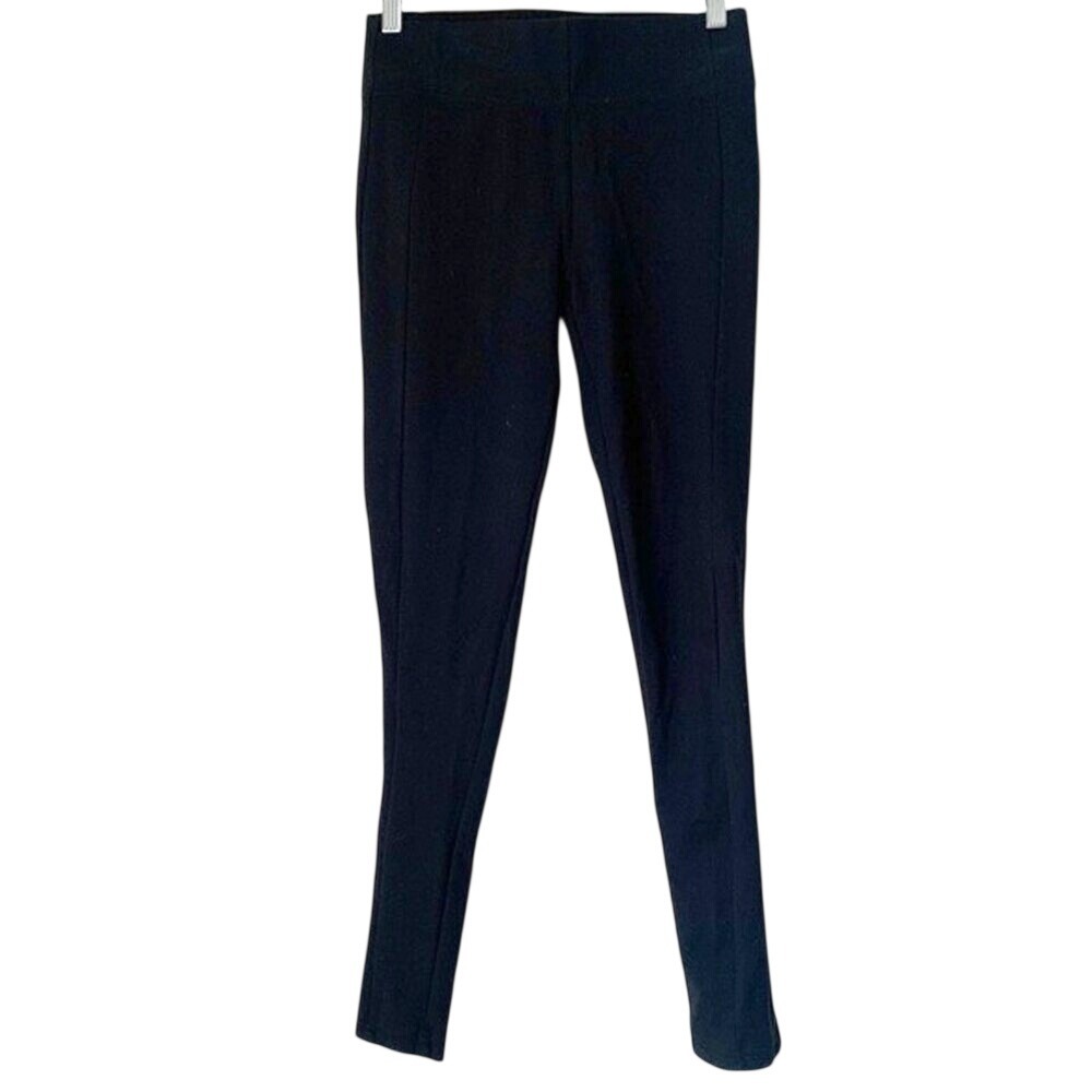 Premise Studio Leggings Womens XS Black Front Seam Slim Quiet Luxury Business